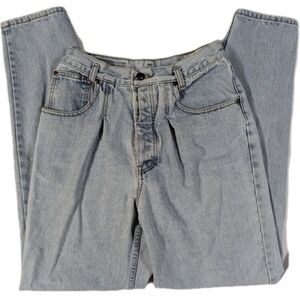 Vintage Y2K Lawman Jeans Size 11 High Waisted Pleated Button Fly Denim